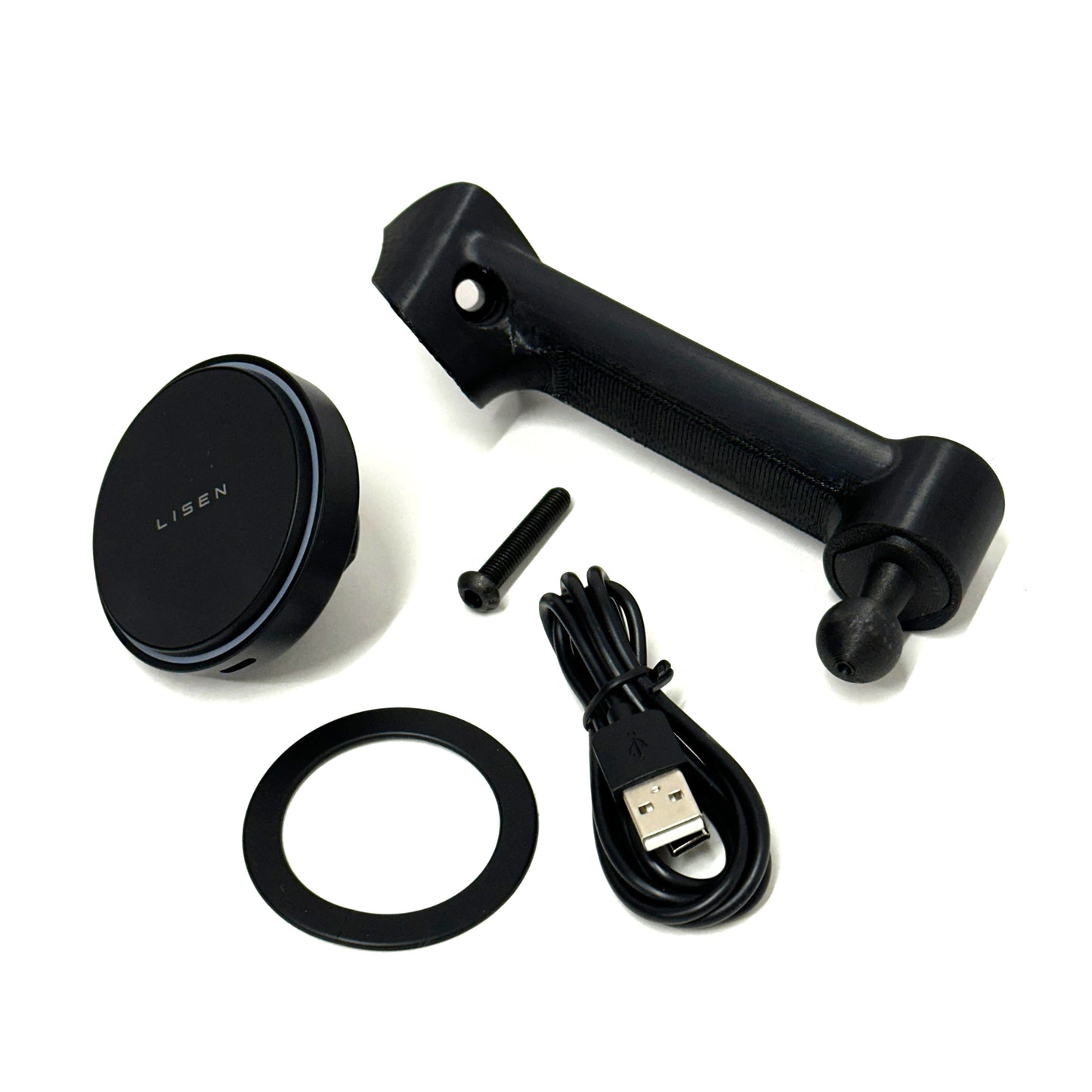 Custom 17mm phone mount for 2015-2020 F150 pillar grab handle Bolt-on 17mm ball
