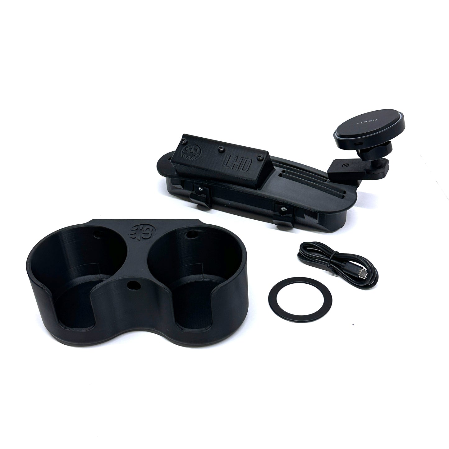 Cup holder upgrade for 1992-1998 Del sol phone mount functional central vent