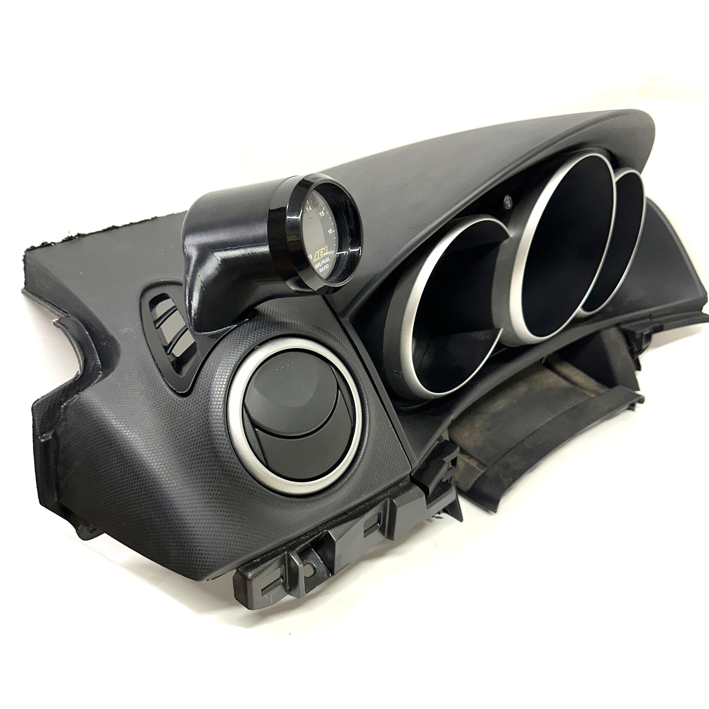 Single gauge pod mount for 2004-2008 Mazda 3 functional defrost vent