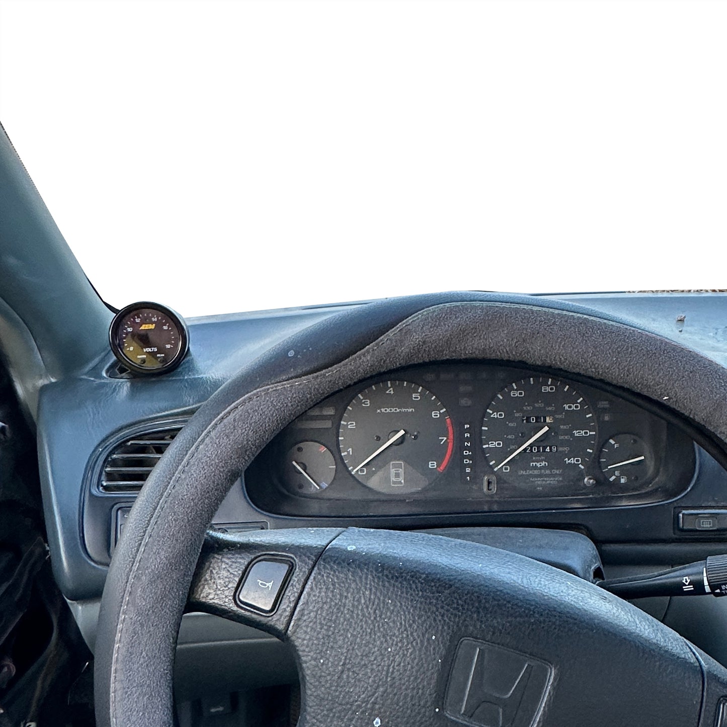 Single gauge pod mount for 1994-1997 Accord functional defrost vent