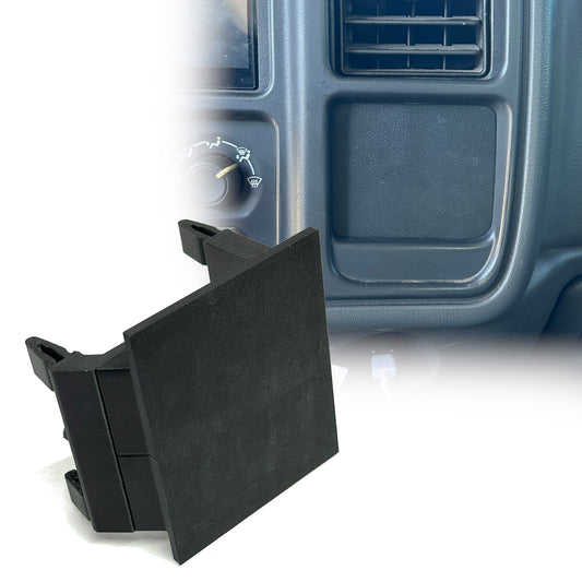 Blank dash trim cover for 1999-2007 Silverado Sierra premium snap-in design