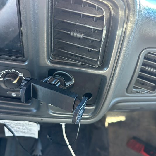 Custom Phone mount for 1999-2006 Silverado Sierra Tahoe Yukon Replaces bracket