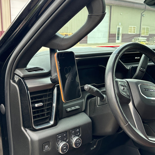 Custom mount for 2022-2025 Chevy Silverado 1500 2500 Sierra grab handle Auxbeam