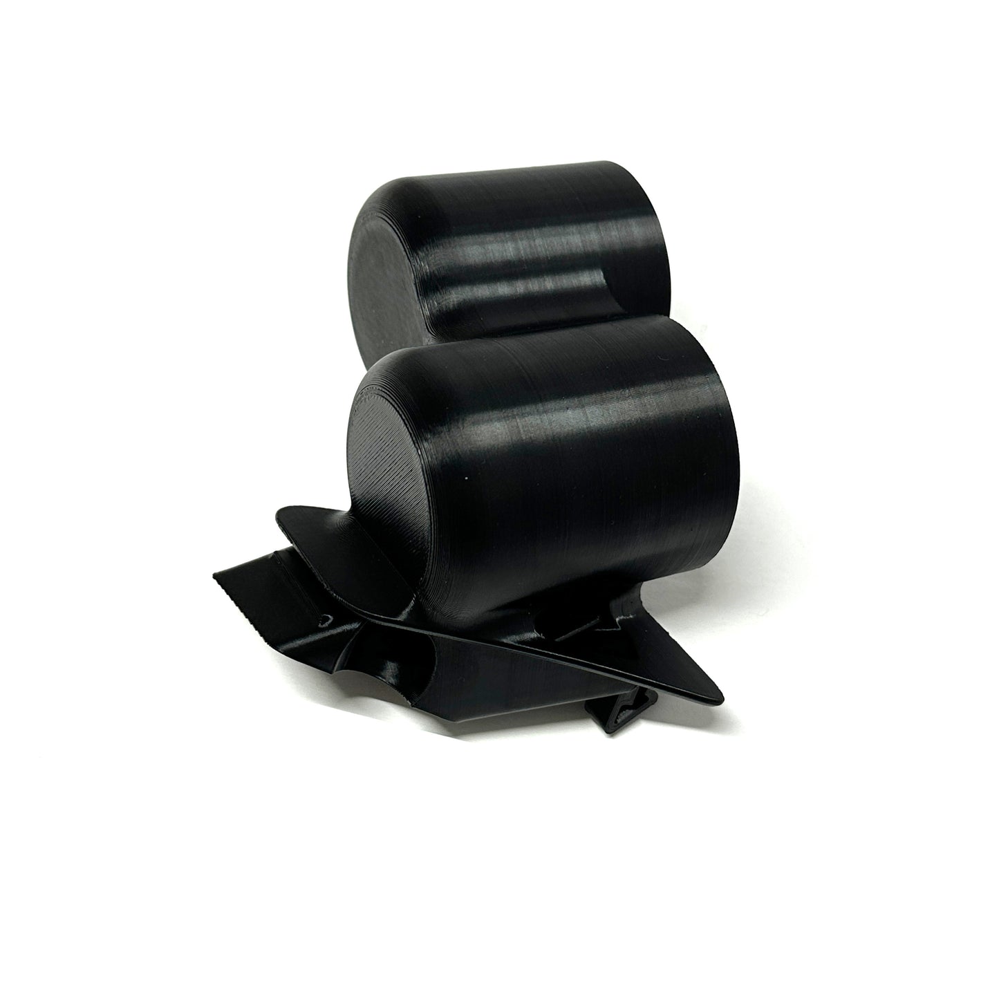 Dual gauge pod mount for 01-07 EVO 7 8 9 Lancer functional defrost vent