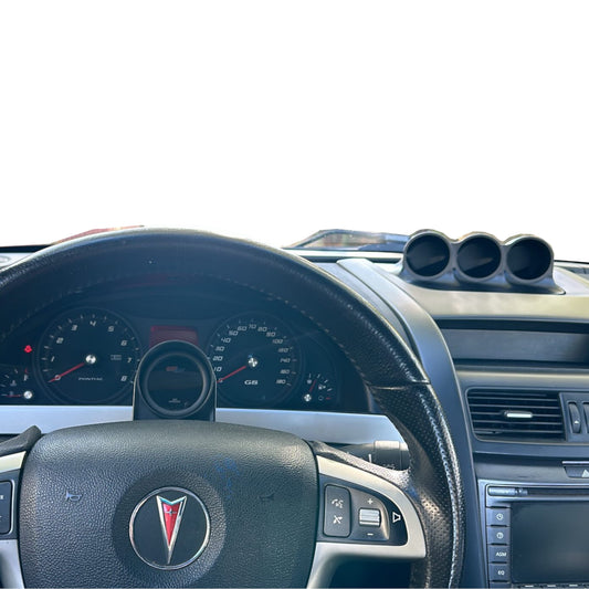 Triple gauge pod mount for 2008 2009 Pontiac G8 Replaces factory speaker cover