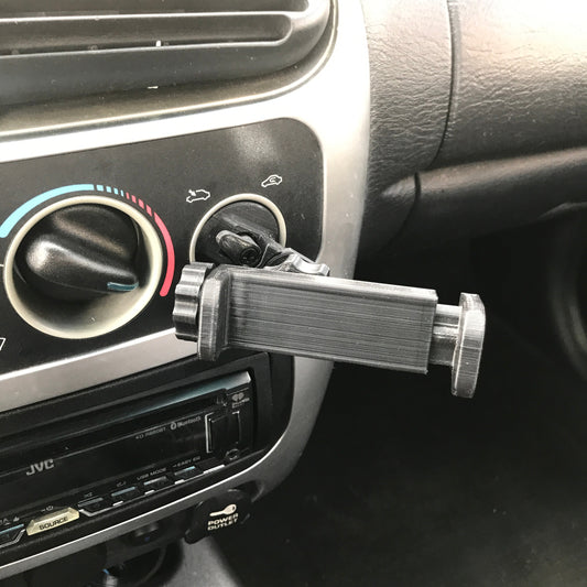 Custom phone mount for 2000-2005 Neon SRT4 functional air circulation knob