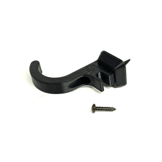 Custom steering wheel hook for 1987-2004 Mustang sun visor clip