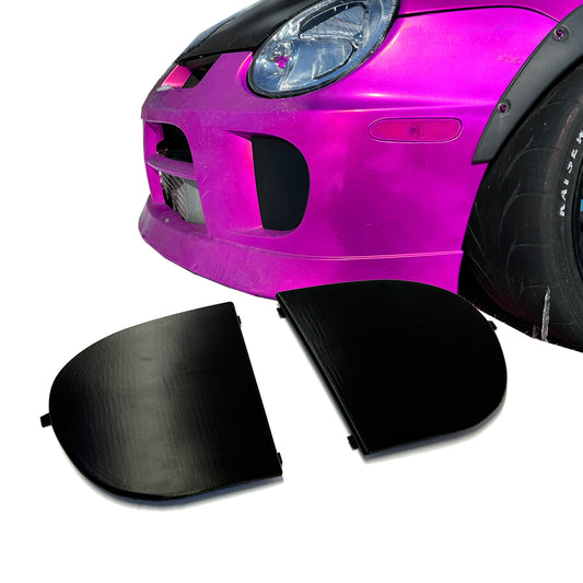 2X Snap in fog light delete covers for 2003-2005 SRT4 neon both caps left right