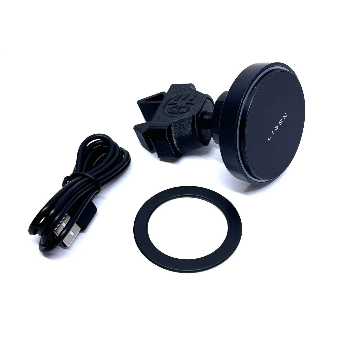 Custom phone mount for 2002-2006 Acura RSX replaces factory blank button