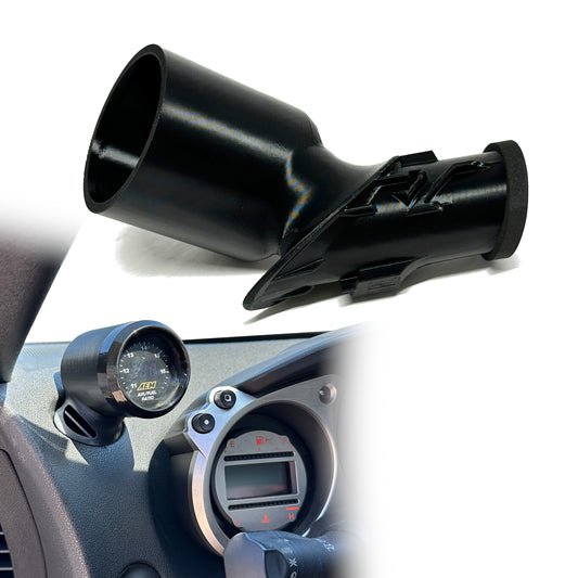 Single gauge pod mount for Nissan 370Z 2009-2025 Z functional defrost vent 52mm