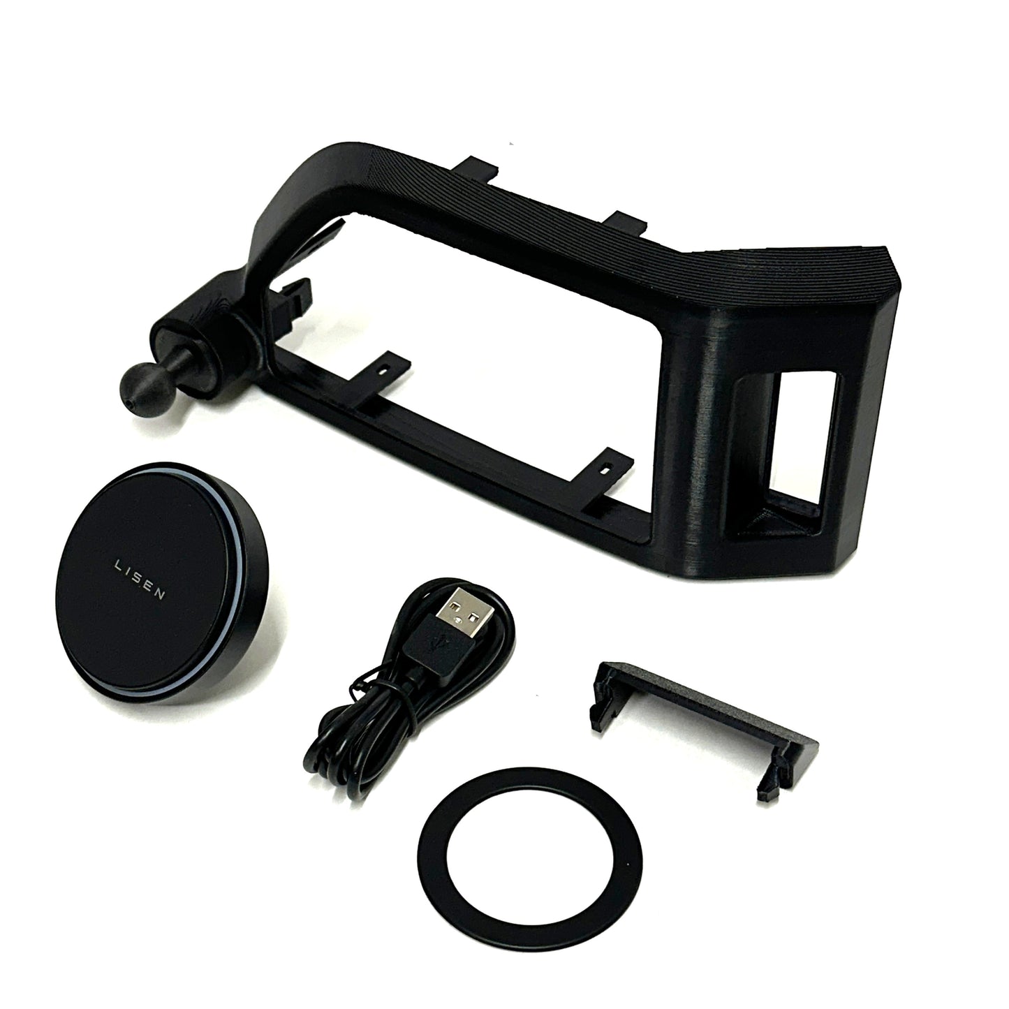 Custom 17mm phone mount for 2015-2020 F150 Vent Bezel (Vent not included)