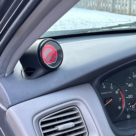 Single gauge pod mount for 1998-2002 Accord functional defrost vent