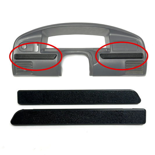 Dash panel trim bezel inserts For 1992-1996 F150 F250 F350 F-150 Bronco