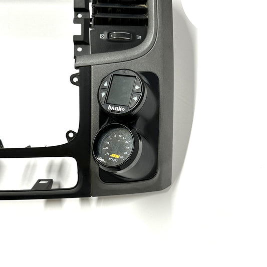 Dual gauge pod mount for 2013-2018 RAM center bezel