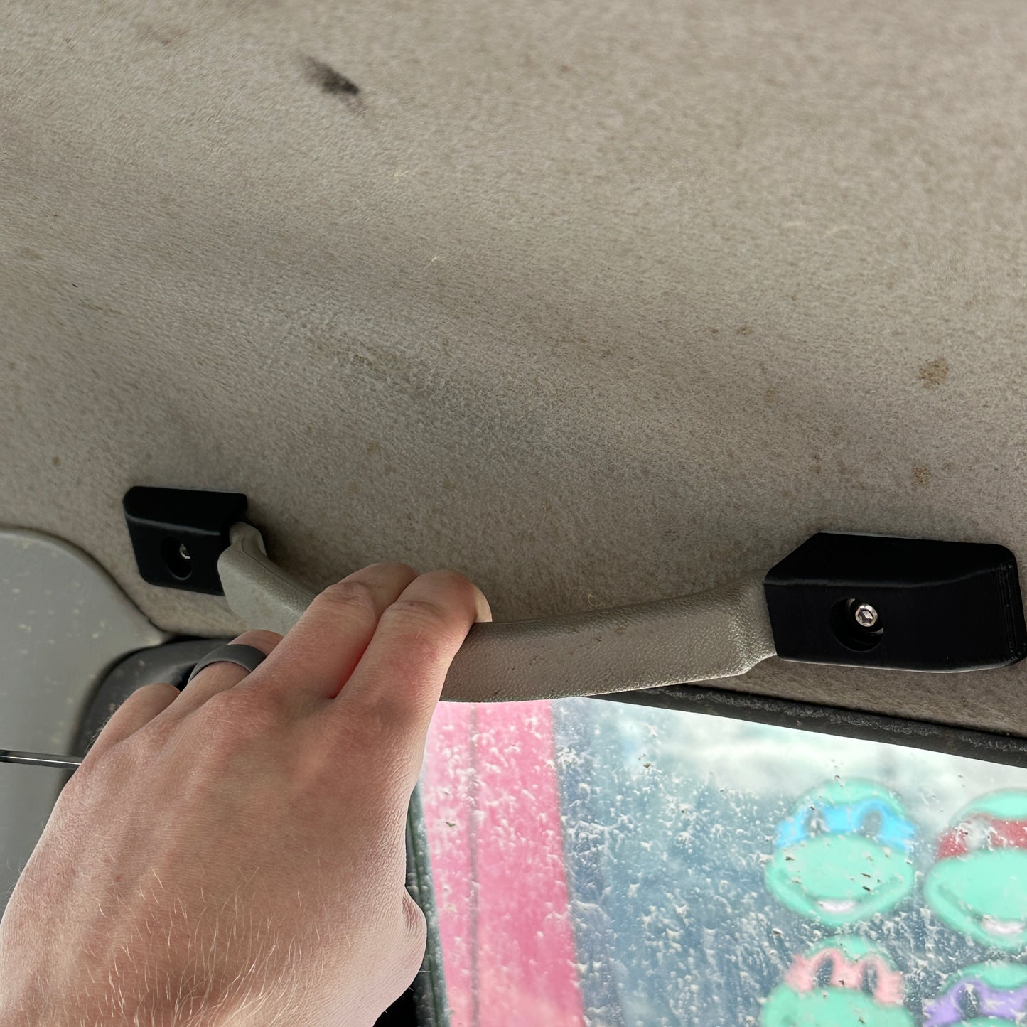 2X interior roof grab headliner handle end caps upgrade 94-01 Integra 97-01 CRV