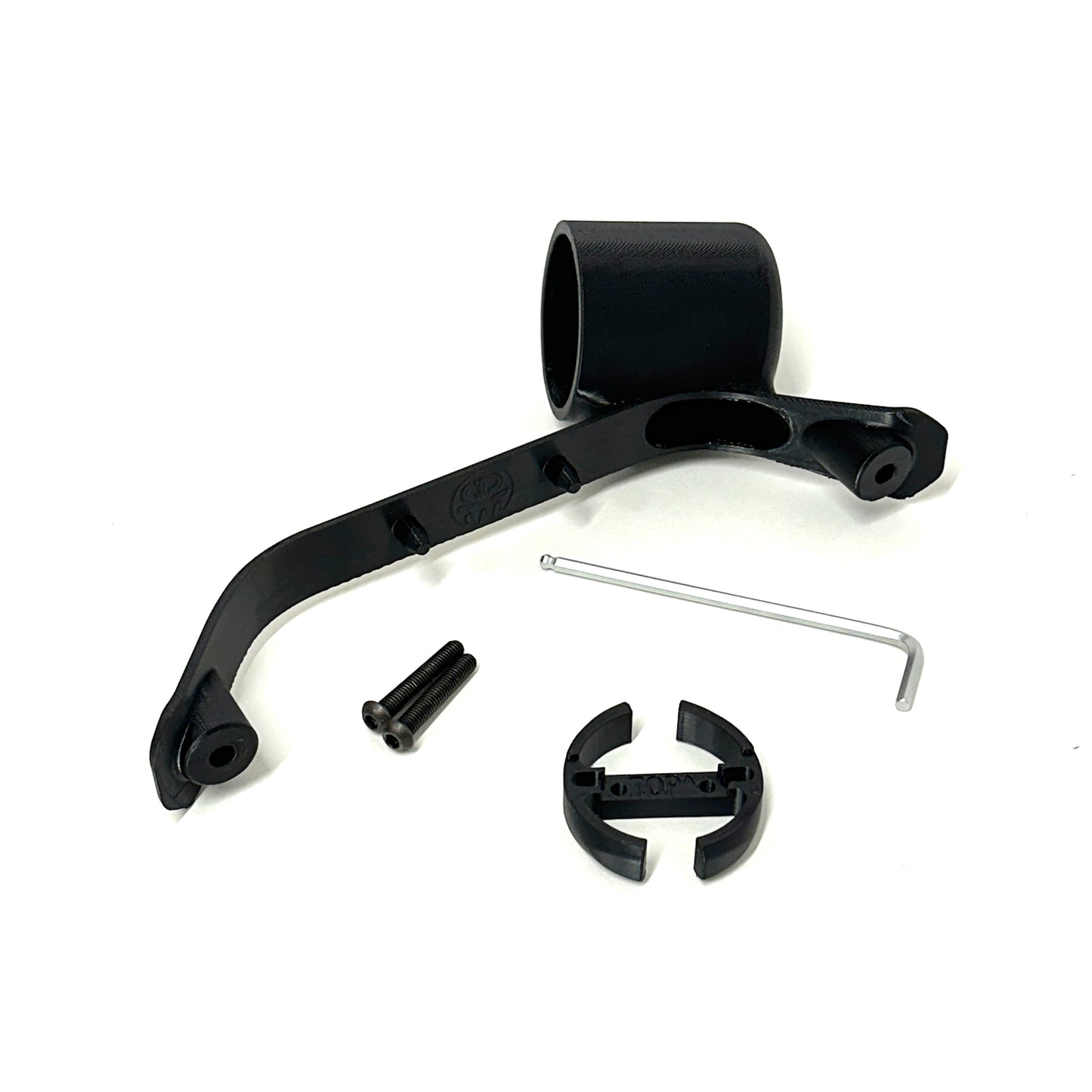 Gauge pod mount for 2021-2025 Ford F150 A-pillar grab handle cap (3D printed)