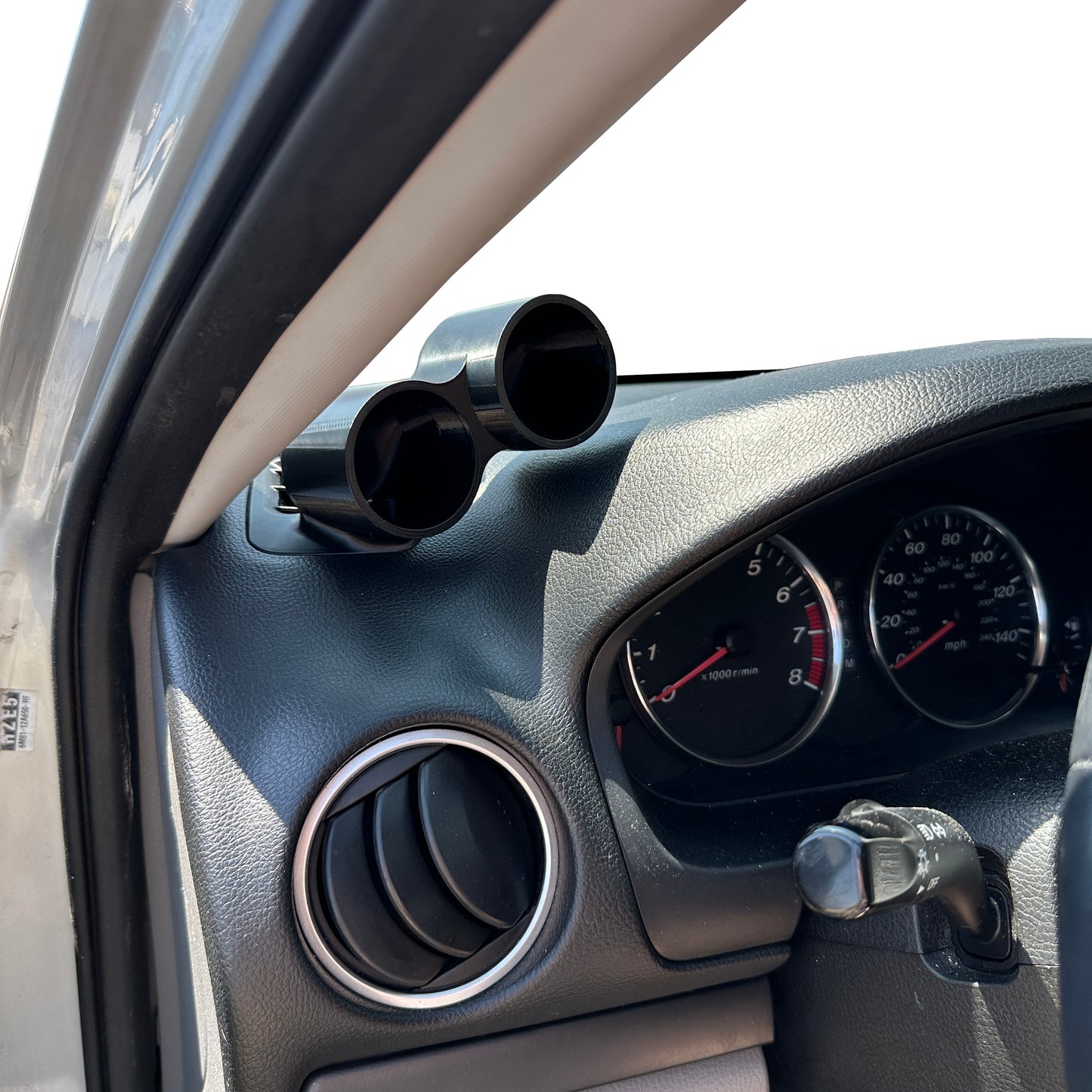 Dual gauge pod mount for 2003-2008 Mazda 6 functional defrost vent