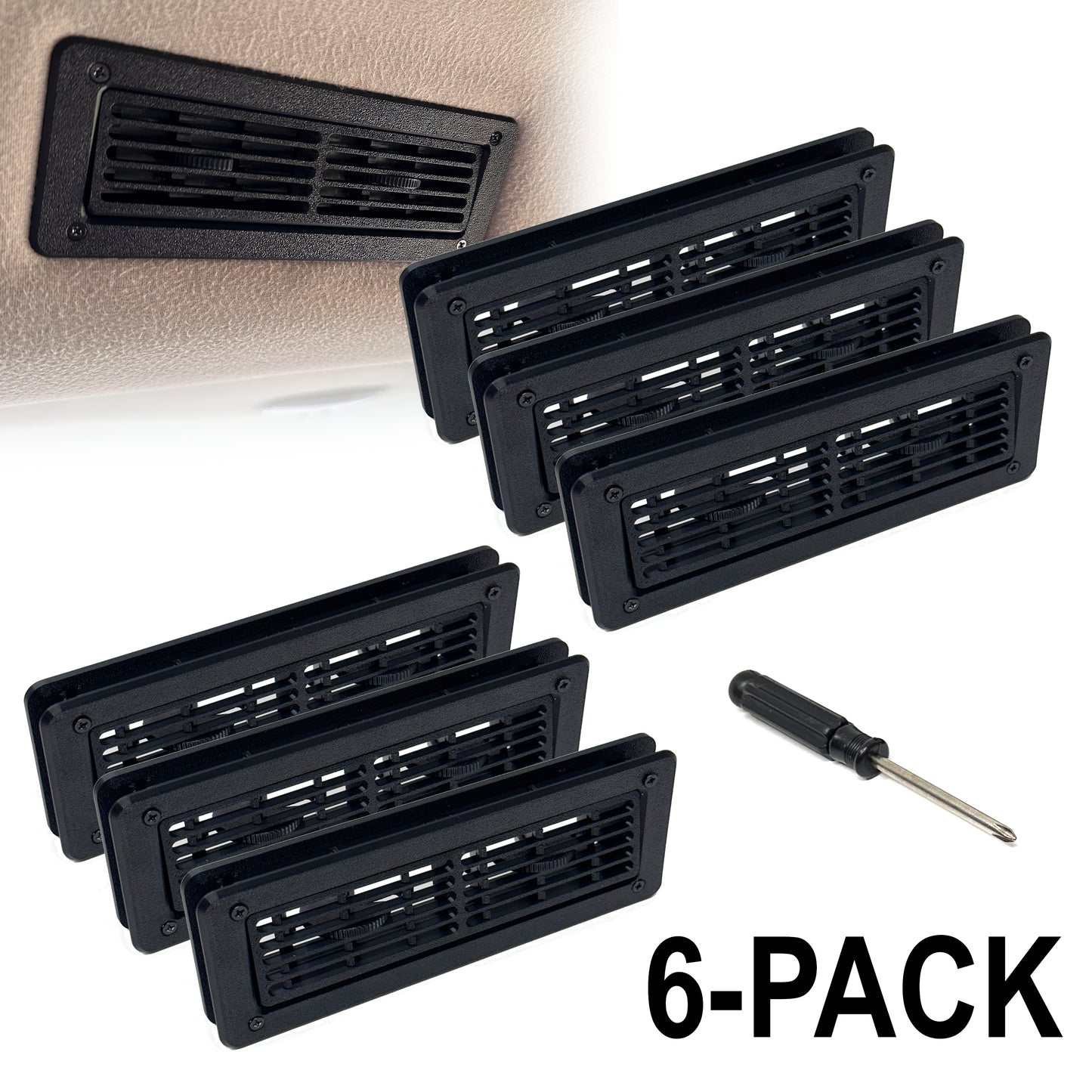 Rear Upper Climate Vent for Chevy Express Van 2003-2018 full frame replacement