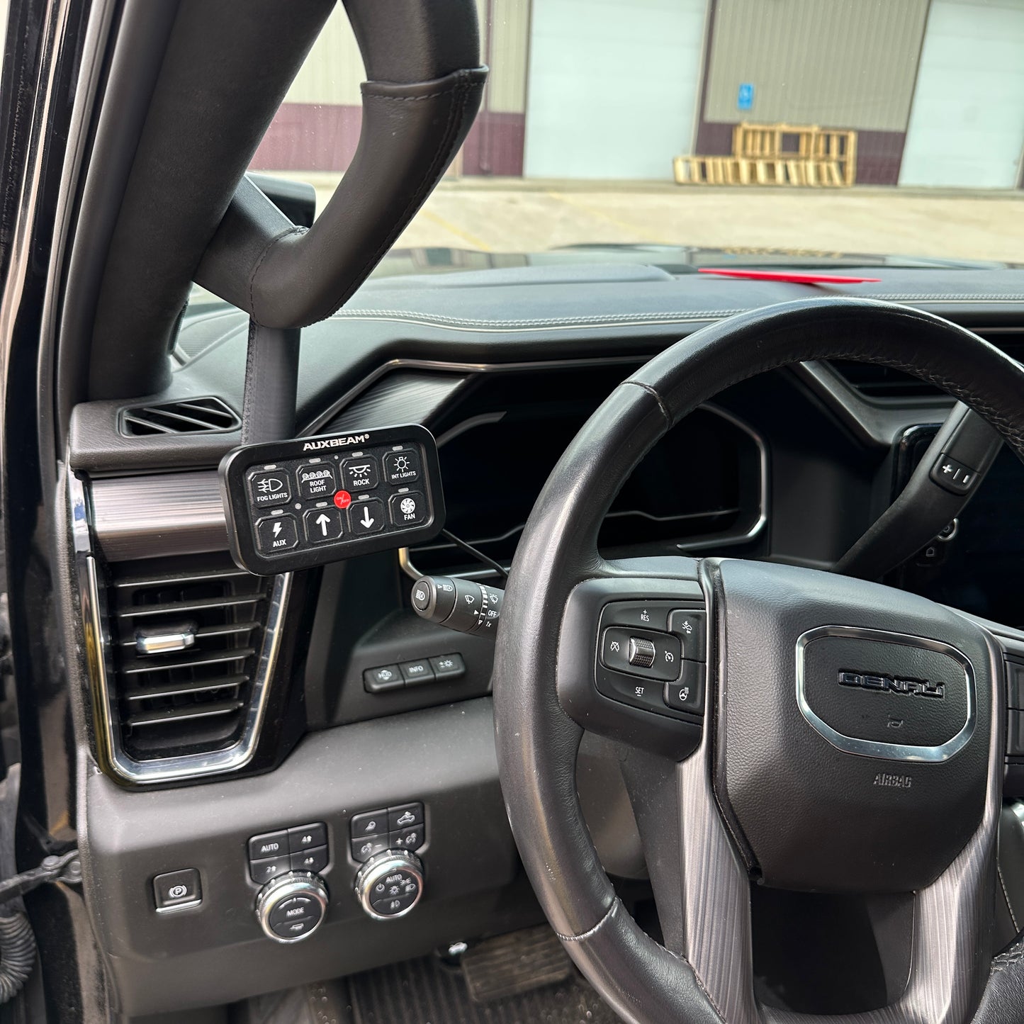 Custom mount for 2022-2025 Chevy Silverado 1500 2500 Sierra grab handle Auxbeam
