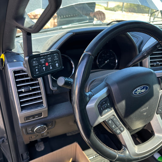 Custom Auxbeam mount for F150 2015-2022 Super Duty 8 or 6 Gang Pillar Bolt-on