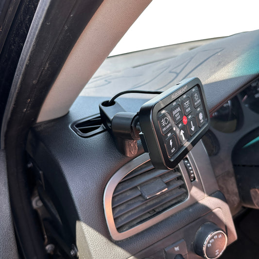 Custom Auxbeam mount for 2007-2014 Tahoe Yukon Avalanche Silverado Sierra vent