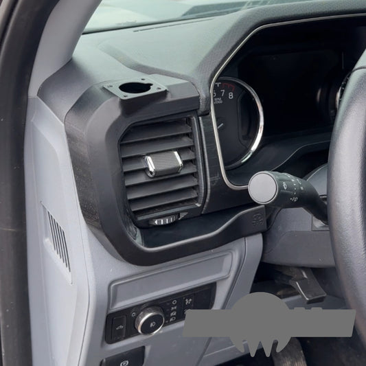 Custom Ram Accessory mount cover bezel for 2021-2025 F150 Super duty 3D printed