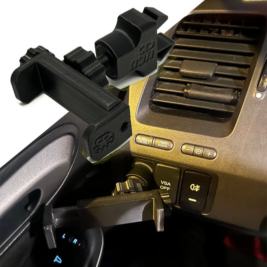 Custom phone mount for 2006-2011 Civic 8th gen replaces factory blank button