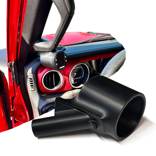 Single gauge pod mount for 2018-2024 Jeep Wrangler grab handle cap