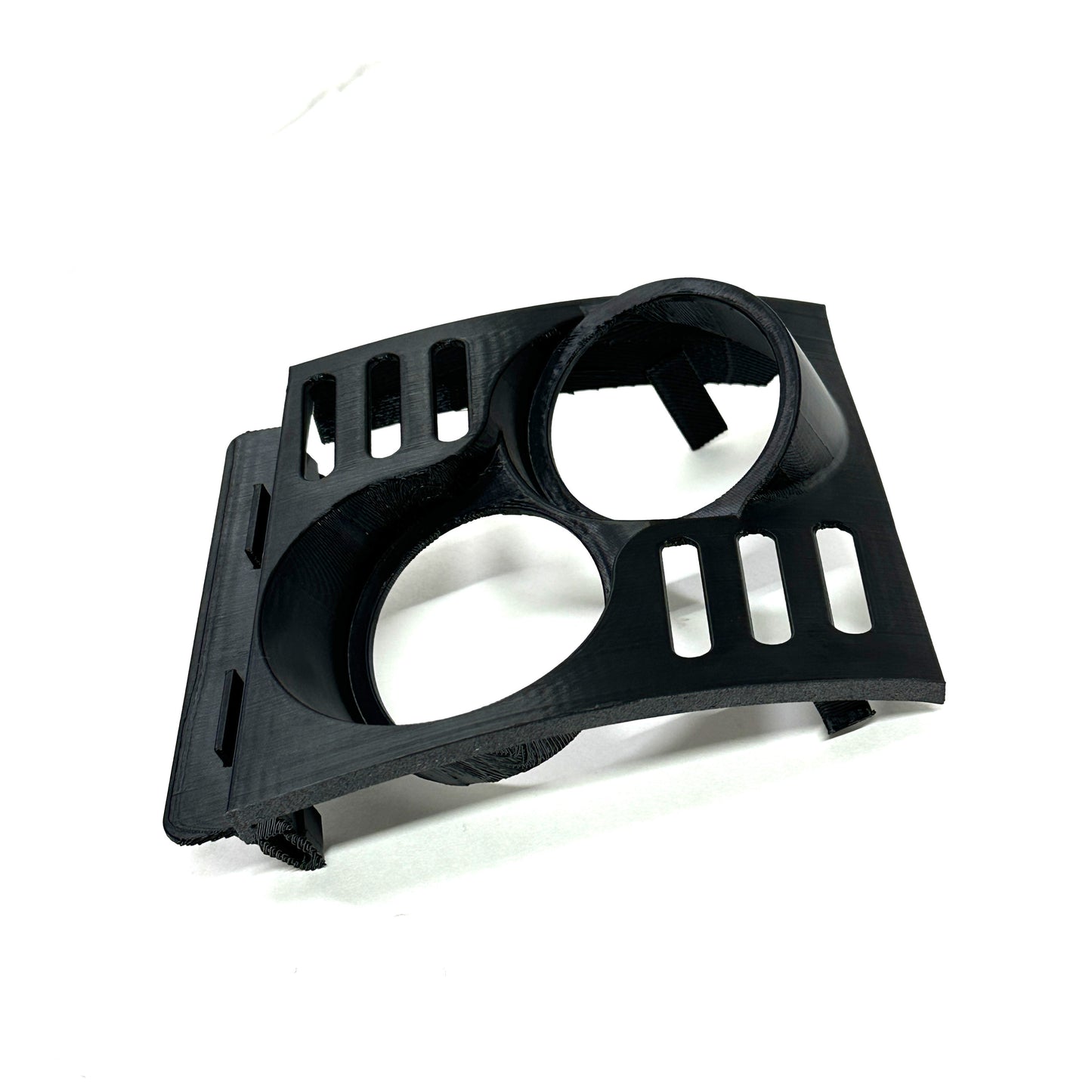 Dual gauge pod mount for EVO X 2008-2017 Lancer functional vent cover trim