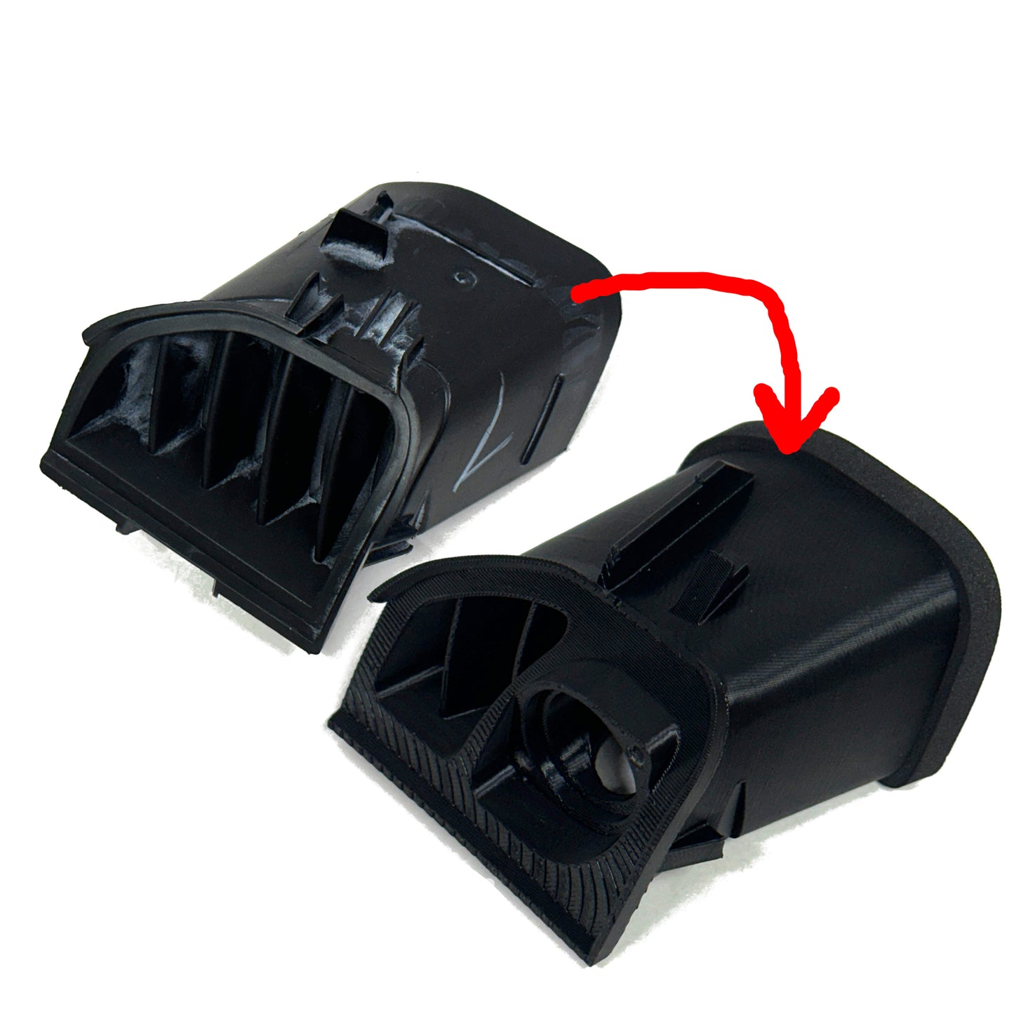 Custom Auxbeam mount for 2019-2025 Ram defrost vent 6 or 8 gang