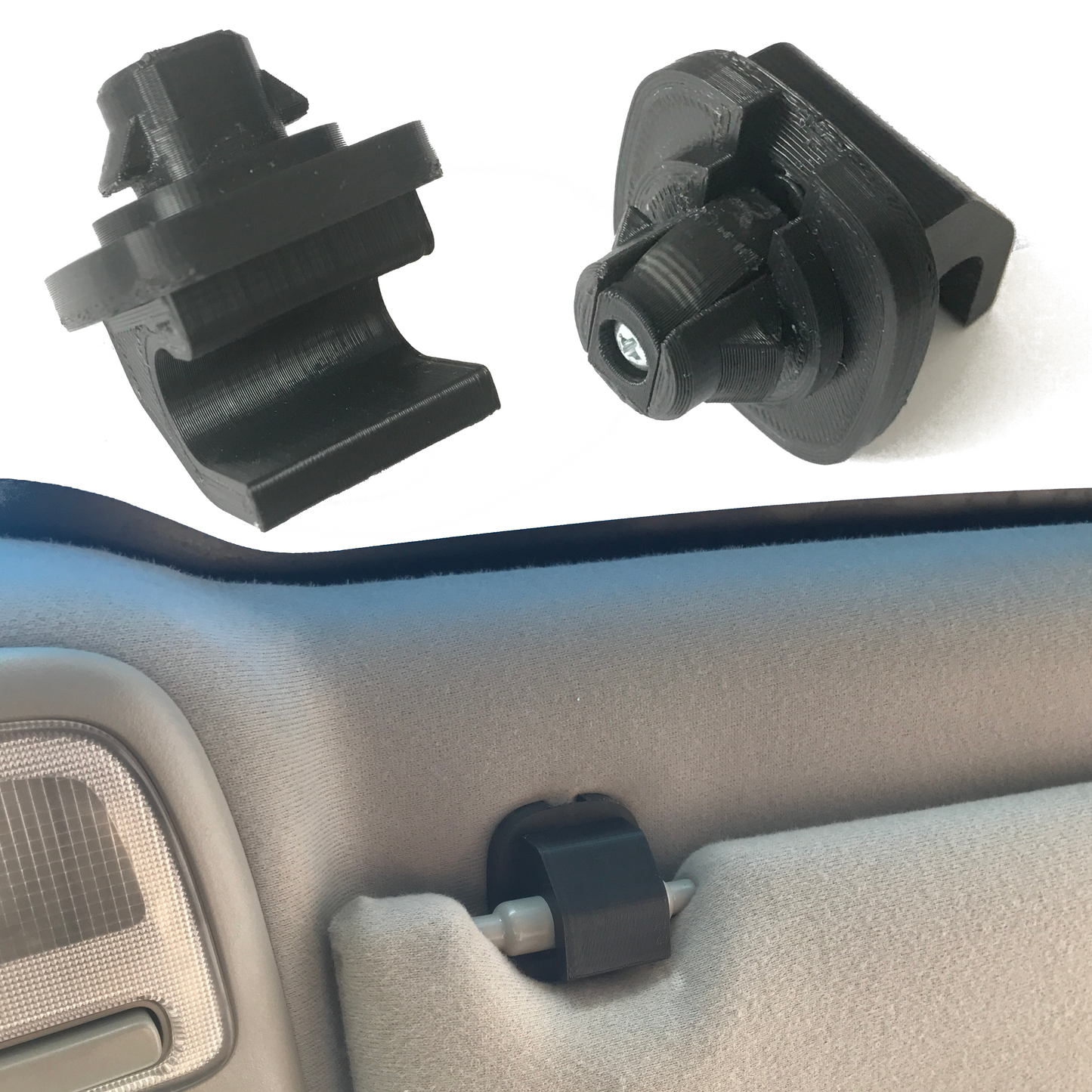 2X upgraded sun visor clips | Nissan 350Z 03-09 | Infiniti G35 | Honda 1996-2011