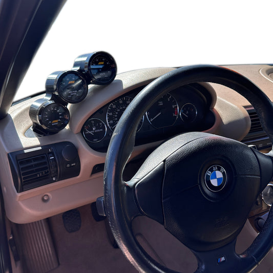 Triple gauge pod mount for 1996-2002 BMW Z3 Functional vent