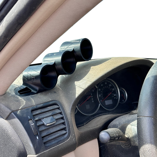 Triple gauge pod mount for 2005-2009 Outback, Legacy functional defrost vent