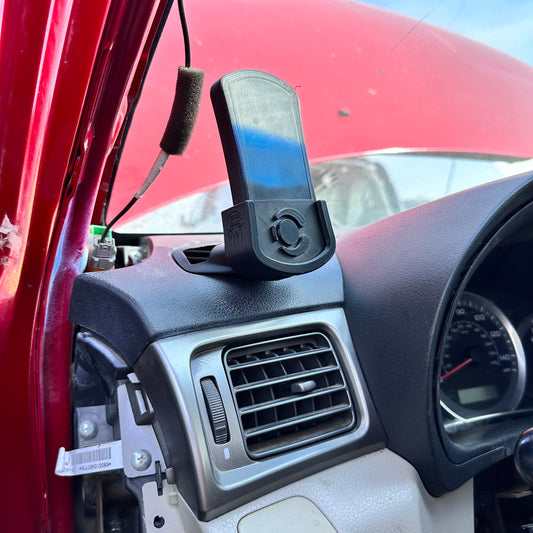 Custom COBB mount for 2008-2014 Impreza WRX Forester functional defrost vent