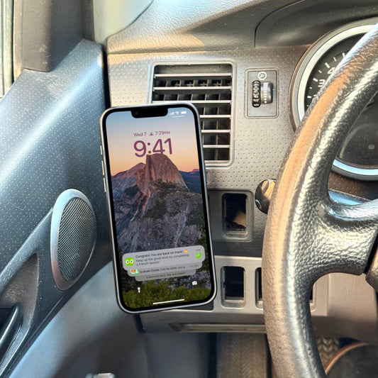 Custom phone mount for Toyota Tacoma 2005-2015 replaces blank button