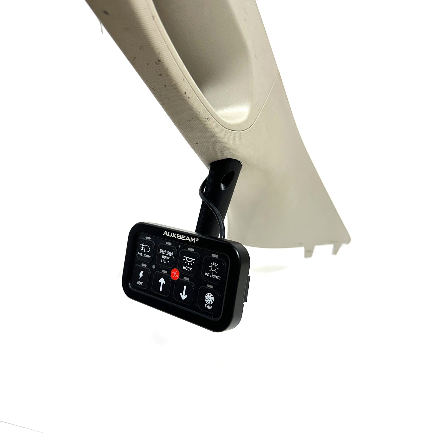 Custom Auxbeam mount for 2010-2018 Ram grab handle cap bolt on