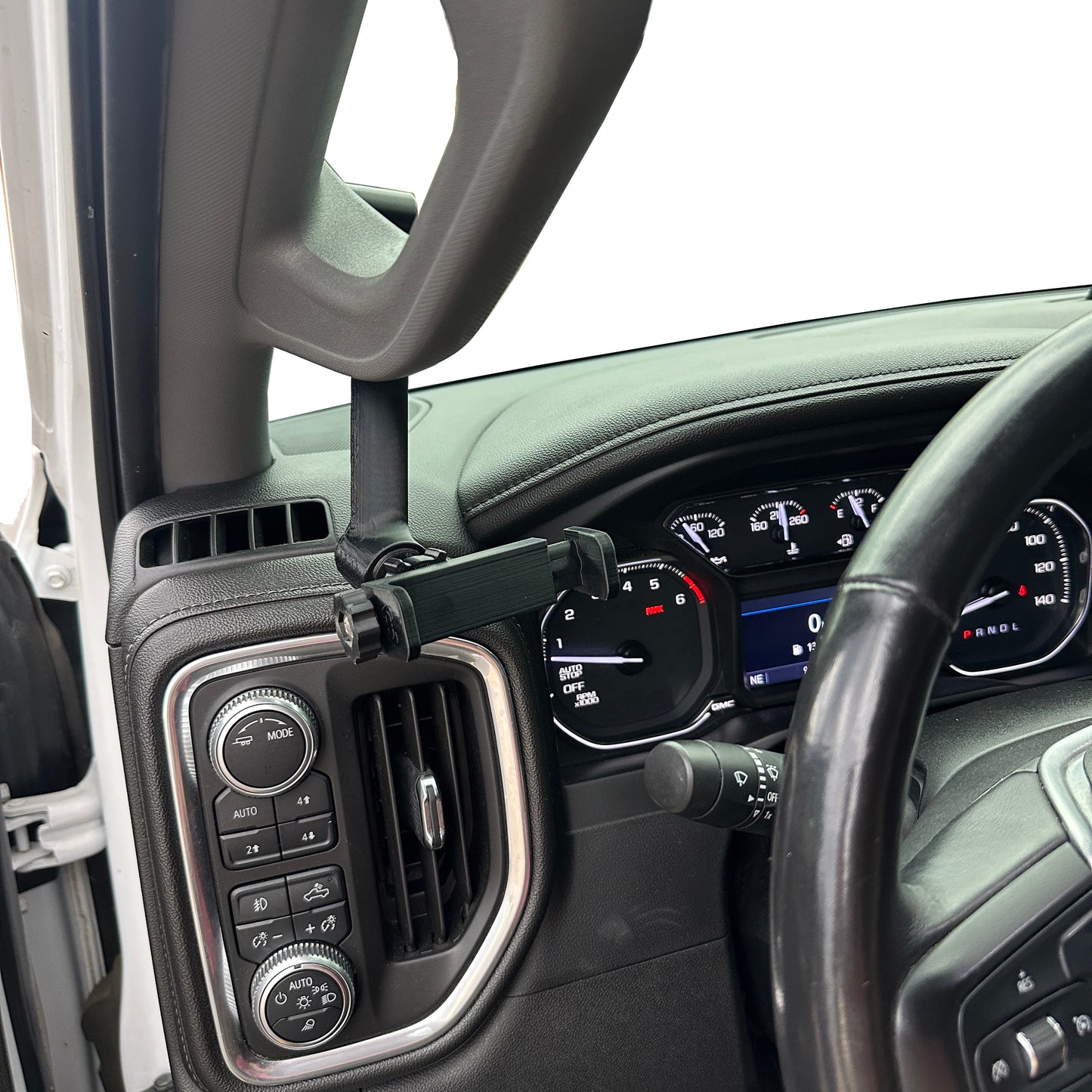 Custom mount for 2019-2023 Chevy Silverado 1500 2500 Sierra grab handle Auxbeam