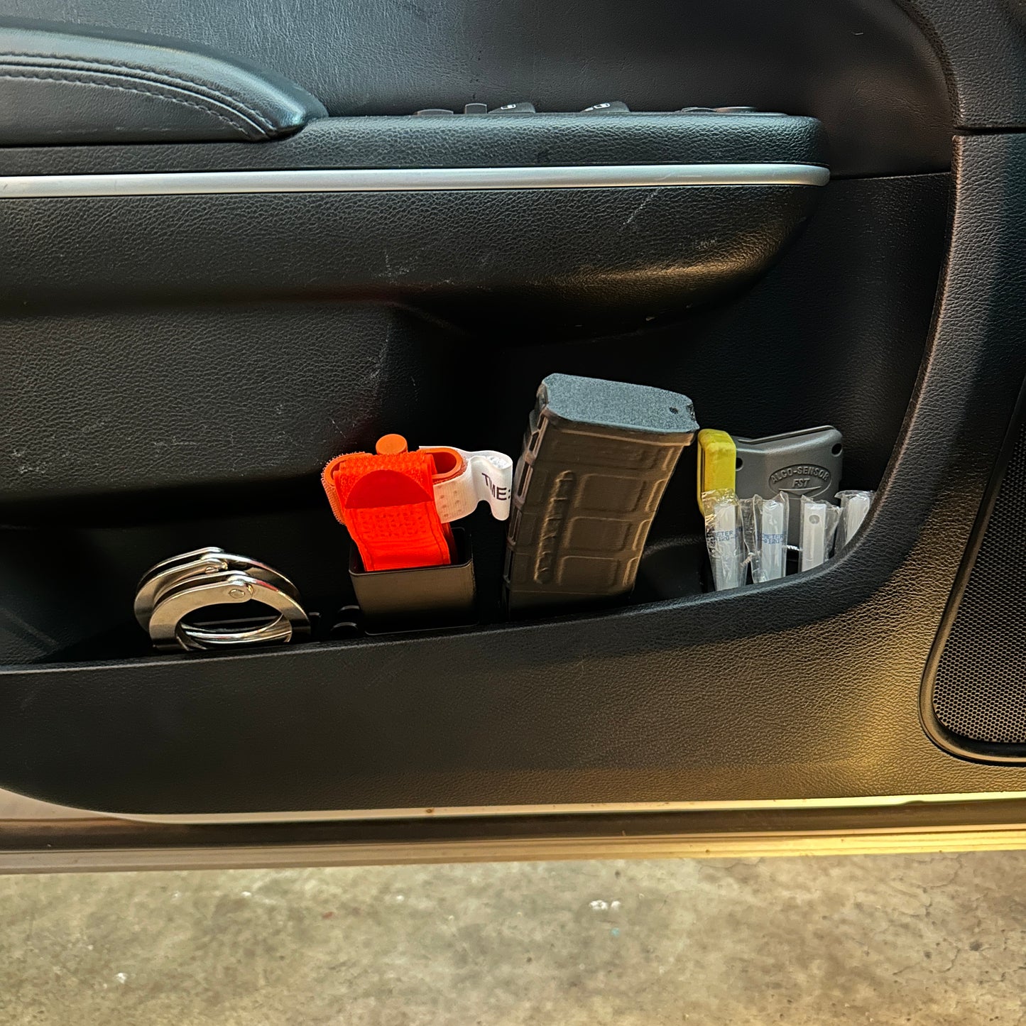 Dodge Charger Pursuit tactical door pocket organizer