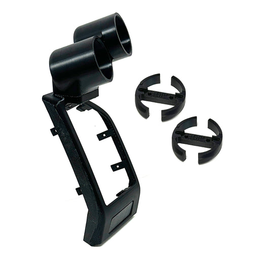 Dual gauge pod mount for 2015-2020 Ford F150 vent bezel Fits Raptor 52mm