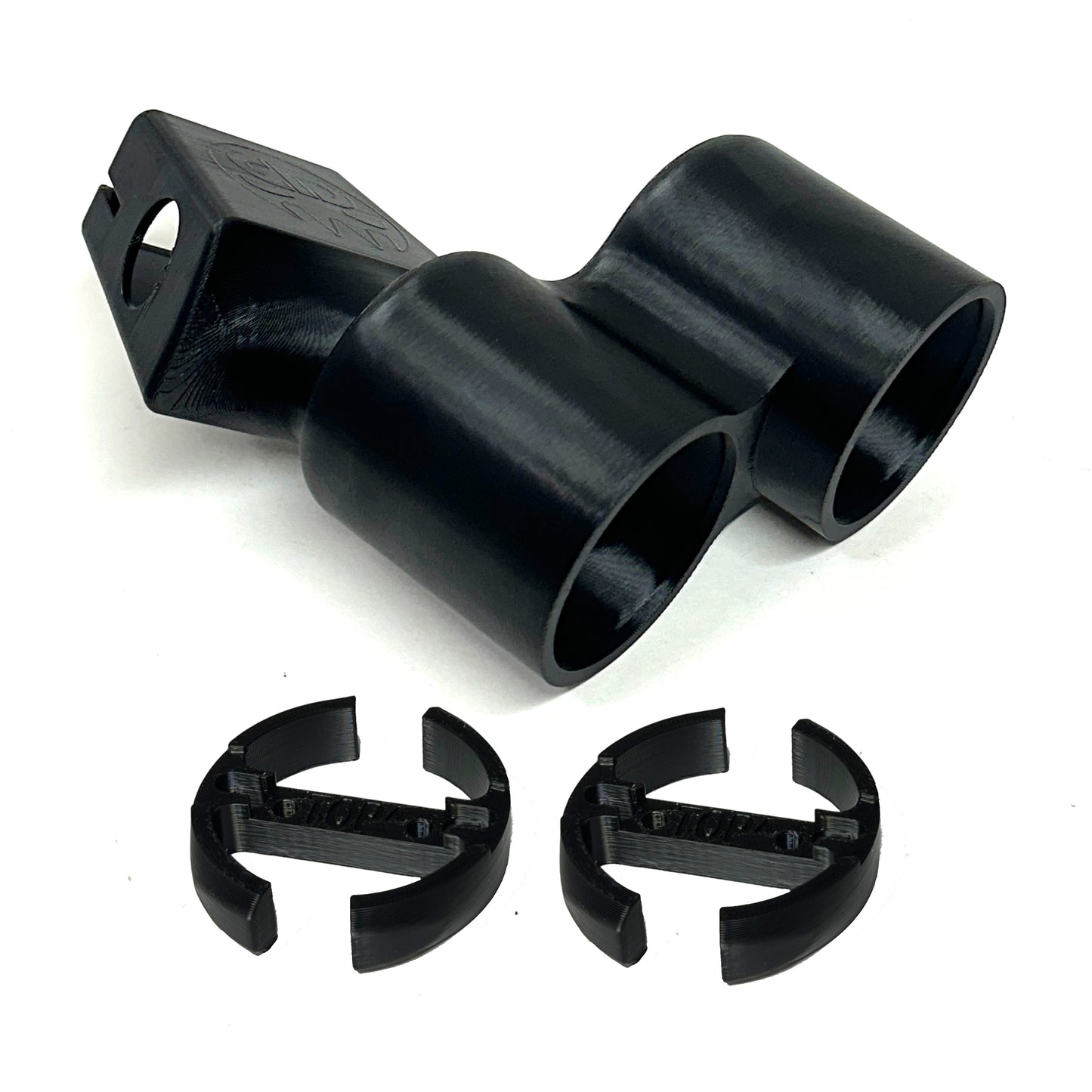 Dual gauge pod mount for 2015-2019 Silverado driver cubby snap-in