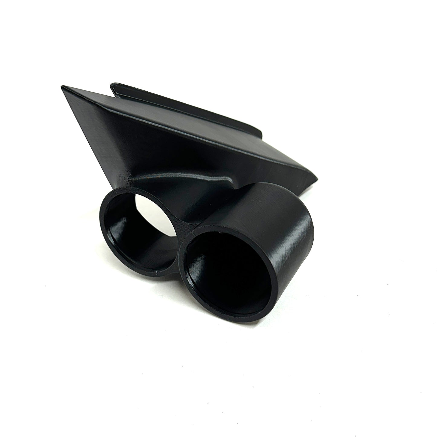 Dual gauge pod mount for 2010-2014 Mustang mirror trim 52mm snap in