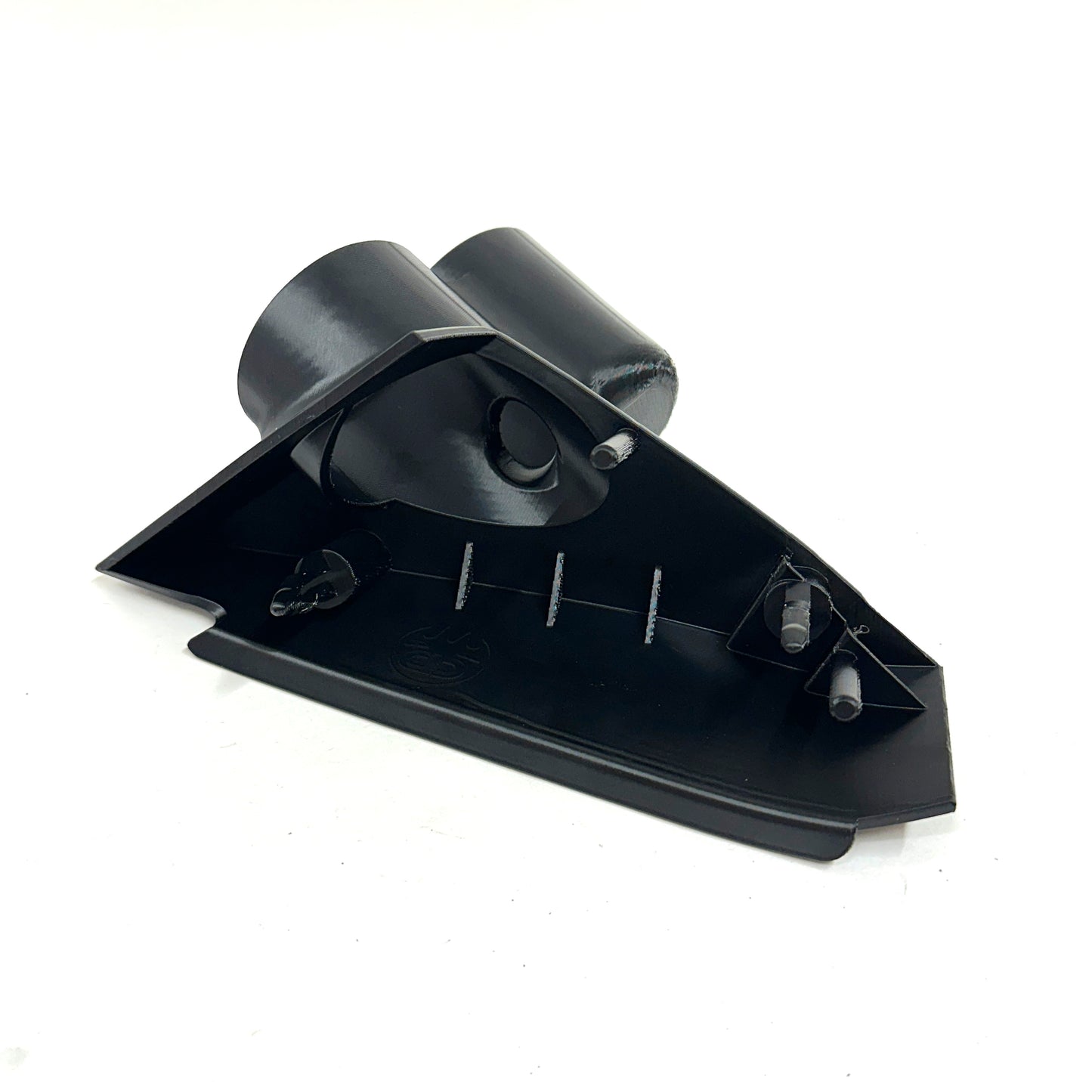 Dual gauge pod mount for 2010-2014 Mustang mirror trim 52mm snap in