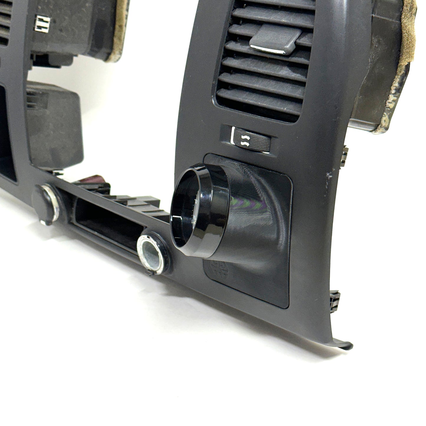 Angled gauge mount for 2007-2014 Silverado 1500 cubby snap in 52mm