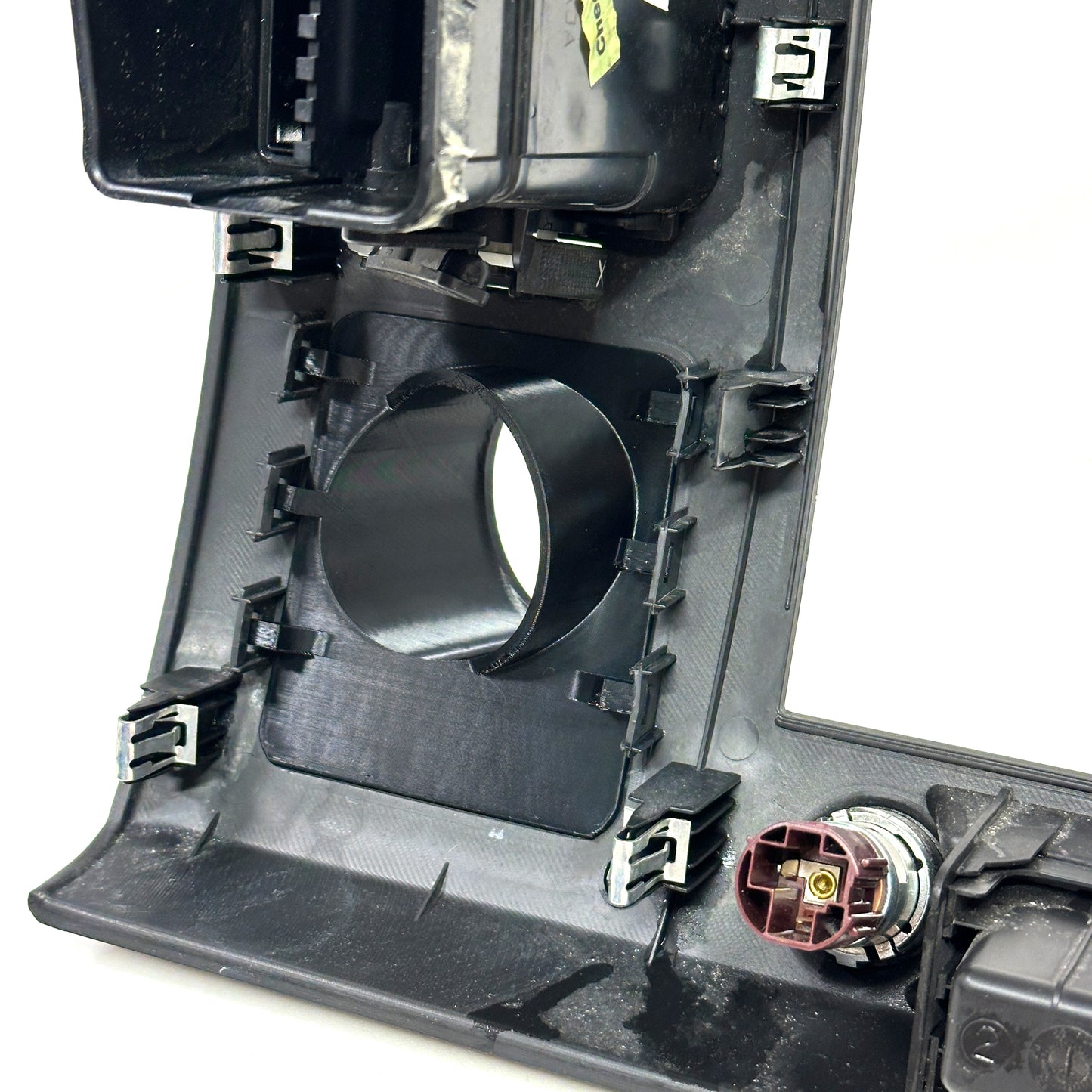 Angled gauge mount for 2007-2014 Silverado 1500 cubby snap in 52mm