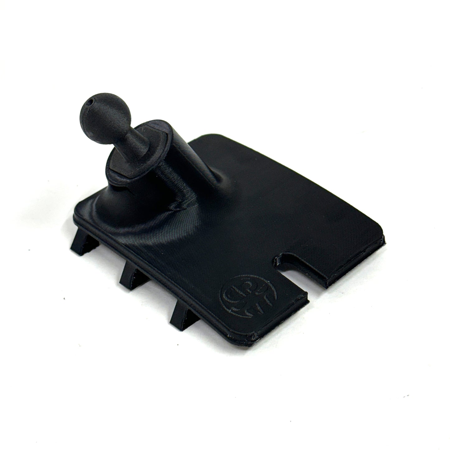 Custom ball mount for 2007-2014 Silverado Sierra 1500 lower cubby (17mm) or (1")