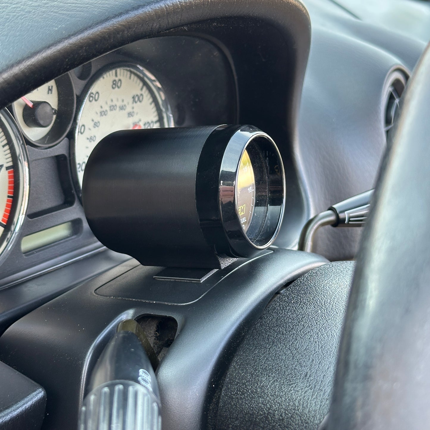 Universal gauge pod mount 52mm rail steering column dash cluster