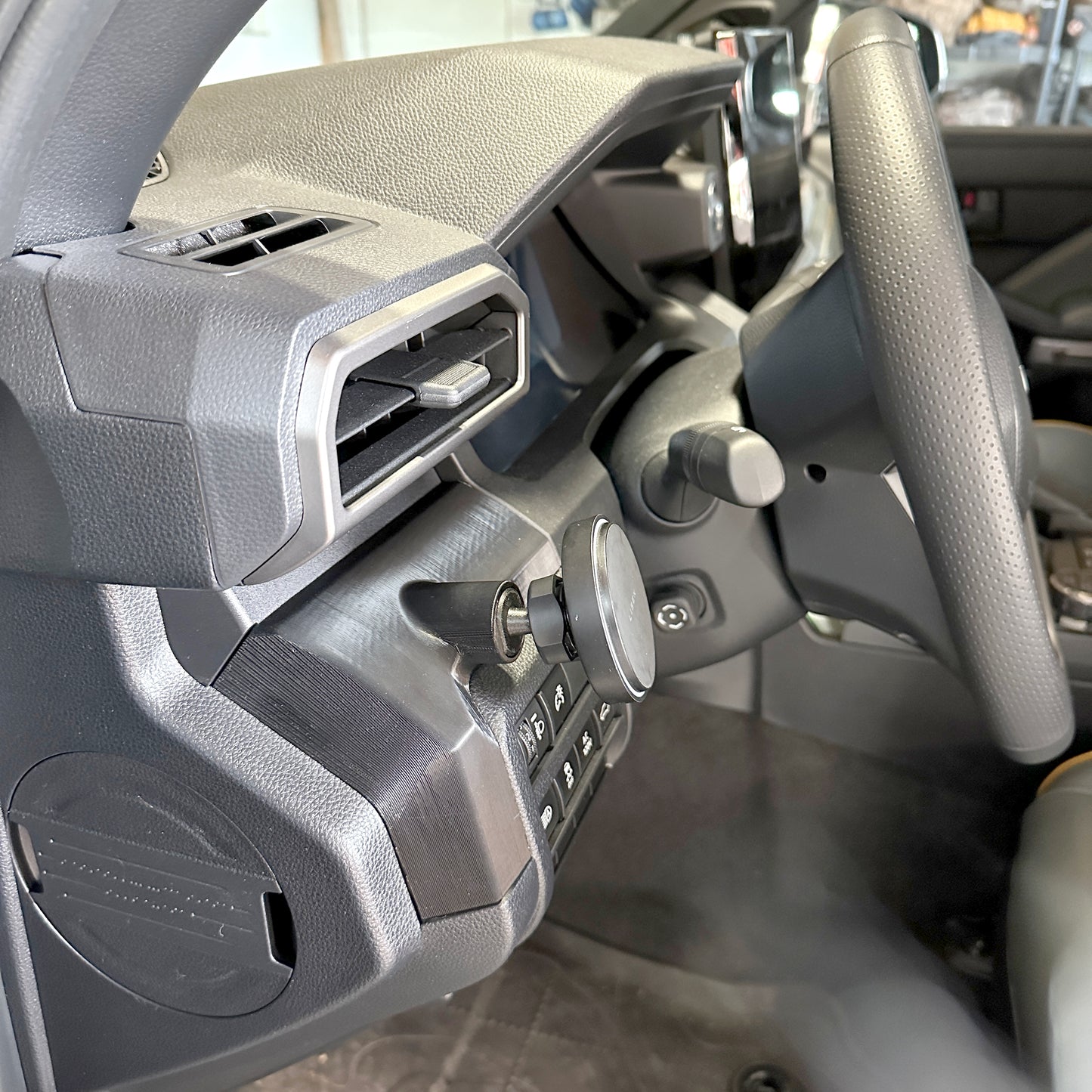 Custom phone mount for Toyota 4Runner 2025-2030 replaces blank panel