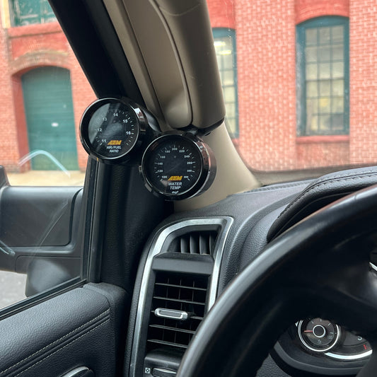 Dual gauge pod for 2019-2025 Ram 2500 & 3500 grab handle cap bolt on