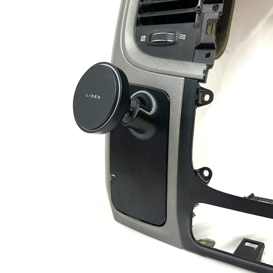 Custom accessory mount for 2013-2018 Ram lower left hand bezel cover cubby trim Auxbeam