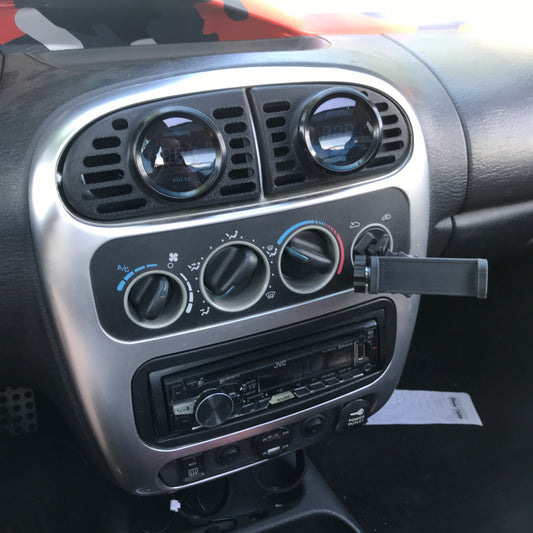 Gauge pod mount for 2000-2005 Neon SRT4 functional vent